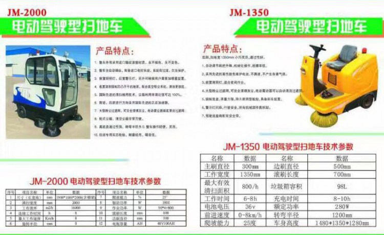 電動駕駛型掃地機